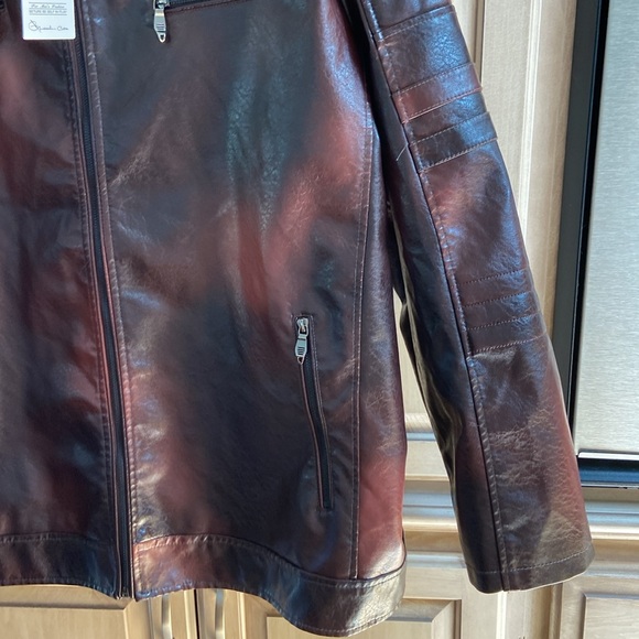 J.Hudu mens coat sz 4XL nwt red - Picture 5 of 9